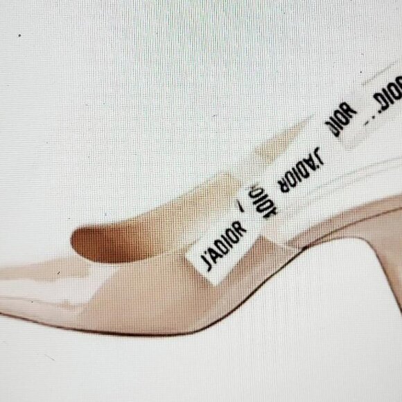 Christian Dior J'ADIOR Slingback Low Pump Nude Patent, Size 5.5 35.5 - Picture 1 of 9